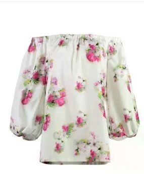 MAX MARA
Floral-Print Balloon-Sleeve Blouse